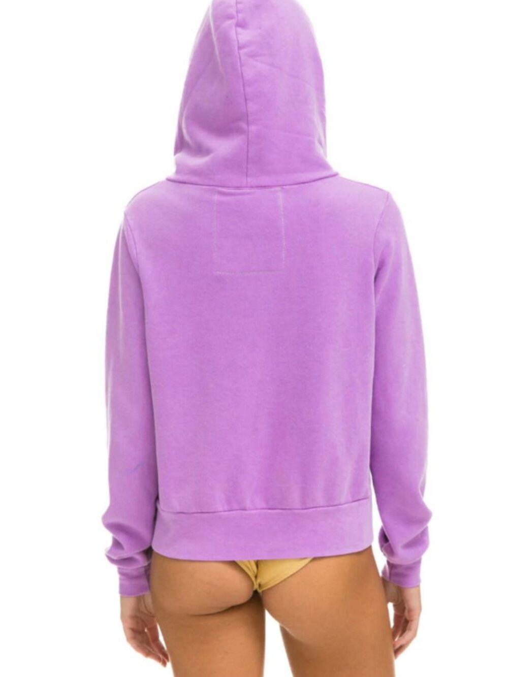 AVIATOR NATION 5 Stripe Zip-Up Hoodie Sweatshirt (Women's Large) - Picture 3 of 10